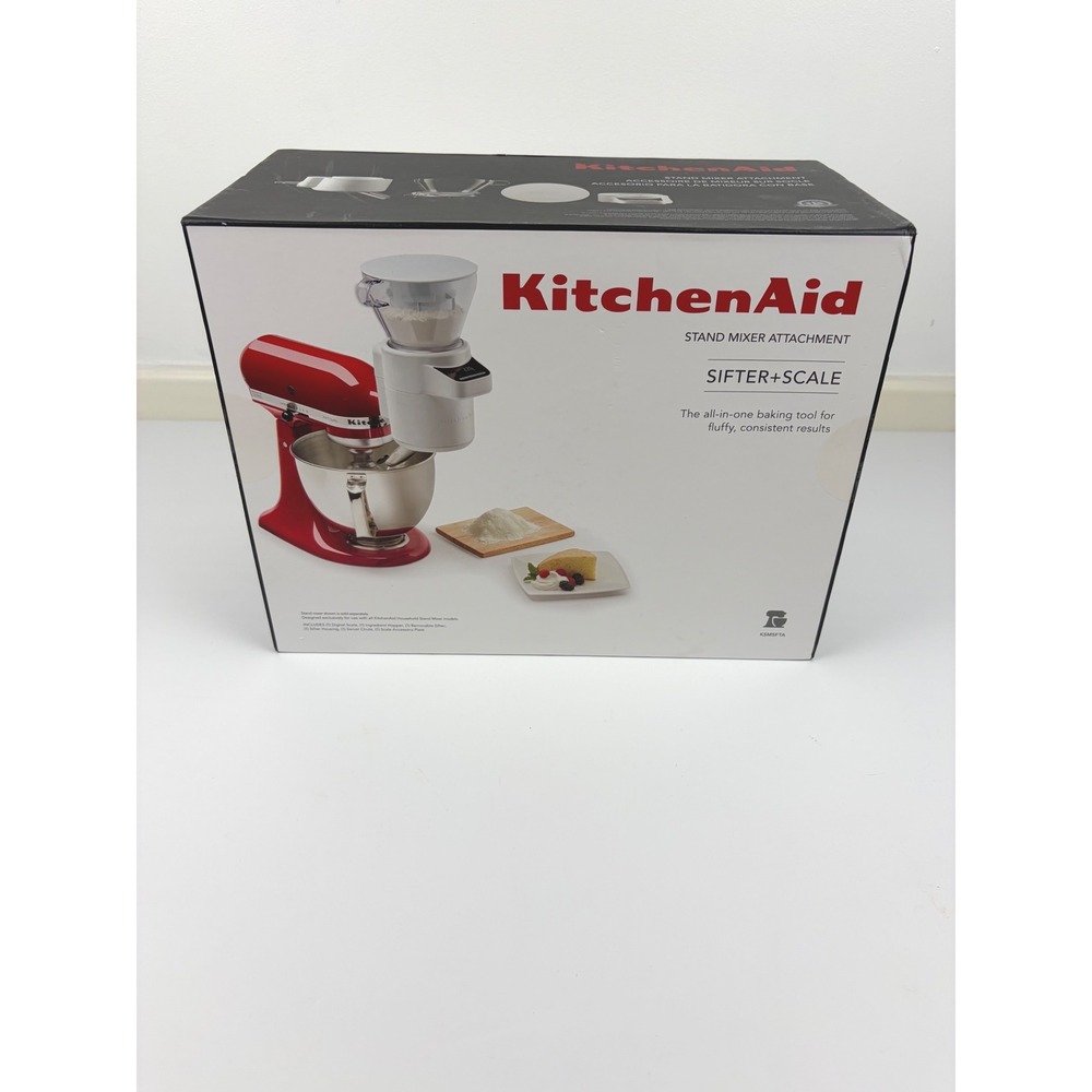 KitchenAid KSMSFTA Sifter + Scale Stand Mixer Attachment Open Box Unused READ